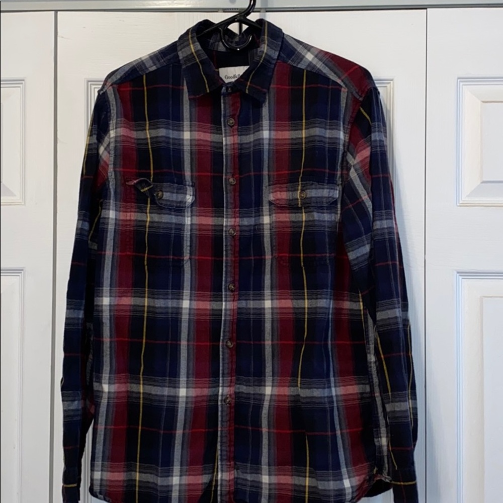 Goodfellow & Co. Button Down Flannel Long Sleeve L
